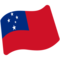 Samoa emoji on Google